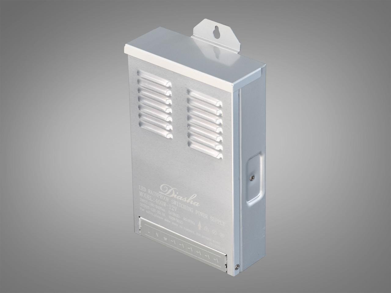 Блок живлення 12В із захистом від дощу 400 Вт 33.3А NPB-12V-400W-IP44 (2563846233)