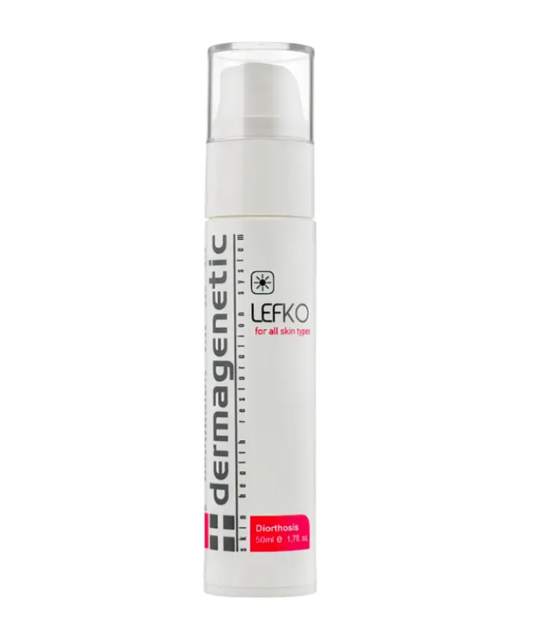 Гель-крем для лица с отбеливающим эффектом Dermagenetic Microbiome Repair Lefko Cream 50 мл