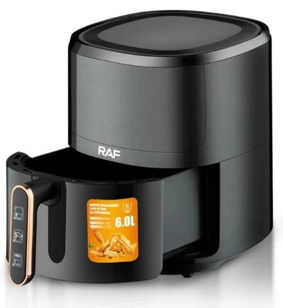 Мультипечь электрическая RAF R-5330B 6 л 1500 Вт Черная (17510443)