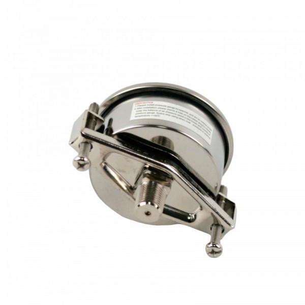 Манометр панельний гліцериновий 63 мм 10 бар 1/4' (110-0408) - фото 2