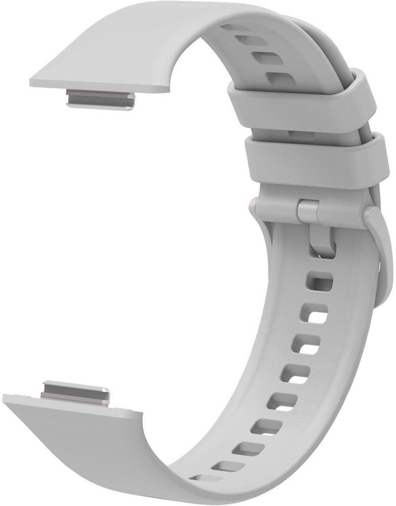 Ремешок Jsota для Huawei Watch Fit 2 силиконовый Grey (28081-33) - фото 3 Ремешок Jsota для Huawei Watch Fit 2 силиконовый Grey (28081-33) - фото 3