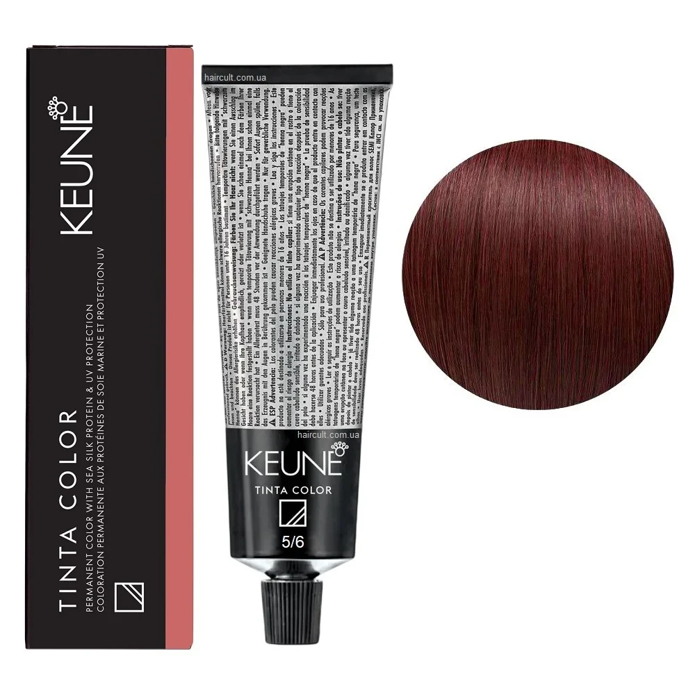 Краска для волос стойкая Keune Tinta Color 5.6 Light Red Brown 60 мл