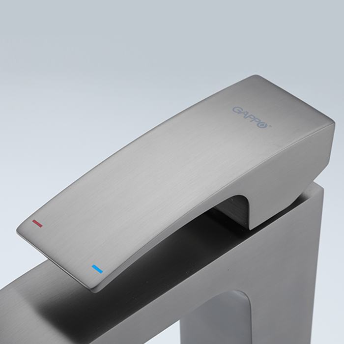 Смеситель для умывальника Gappo G1007-91 Графит (1045072) - фото 3 Смеситель для умывальника Gappo G1007-91 Графит (1045072) - фото 3