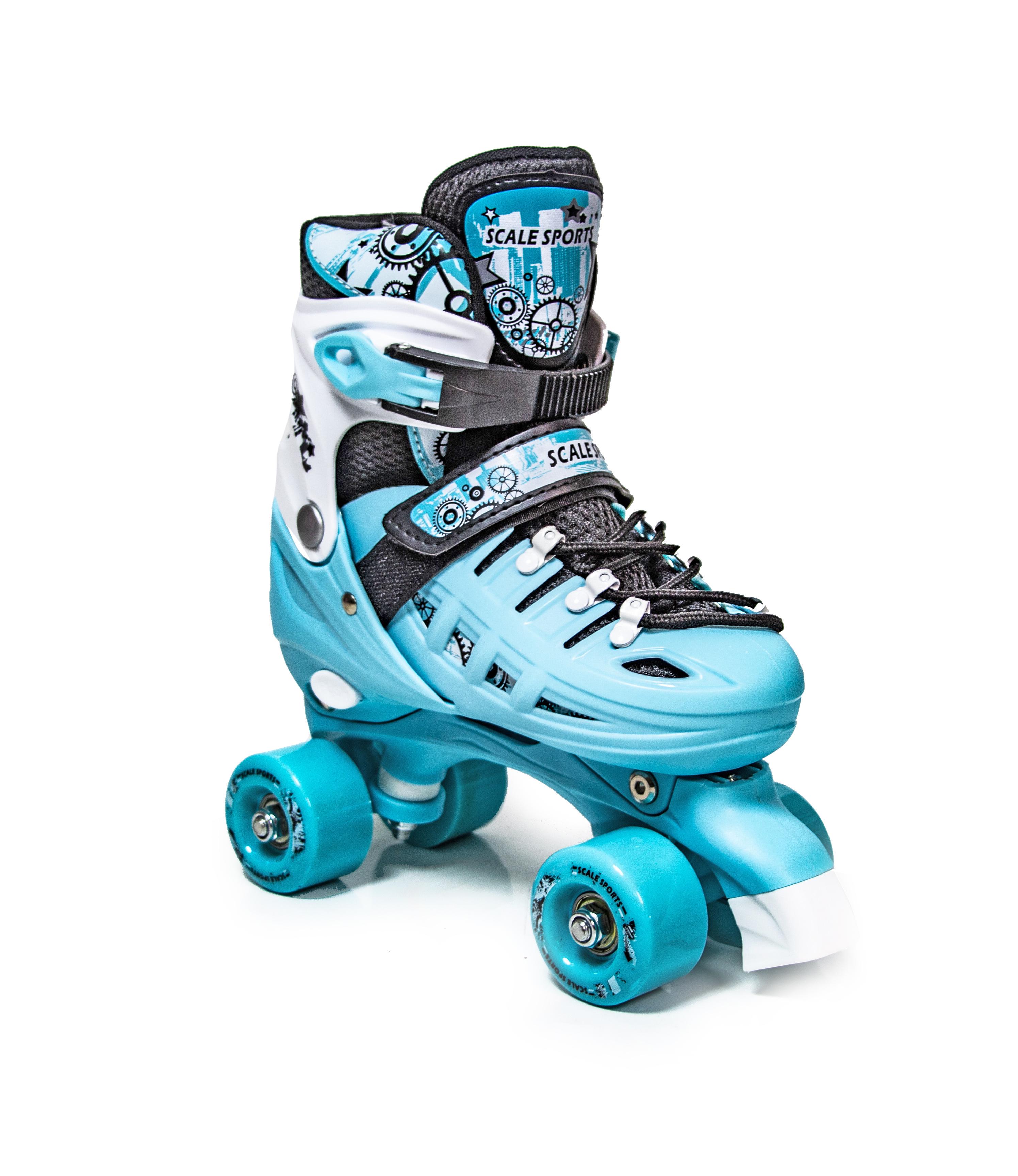 Ролики квади раздвижные Scale Sports р. 29-33 Mint (2133578527) - фото 2