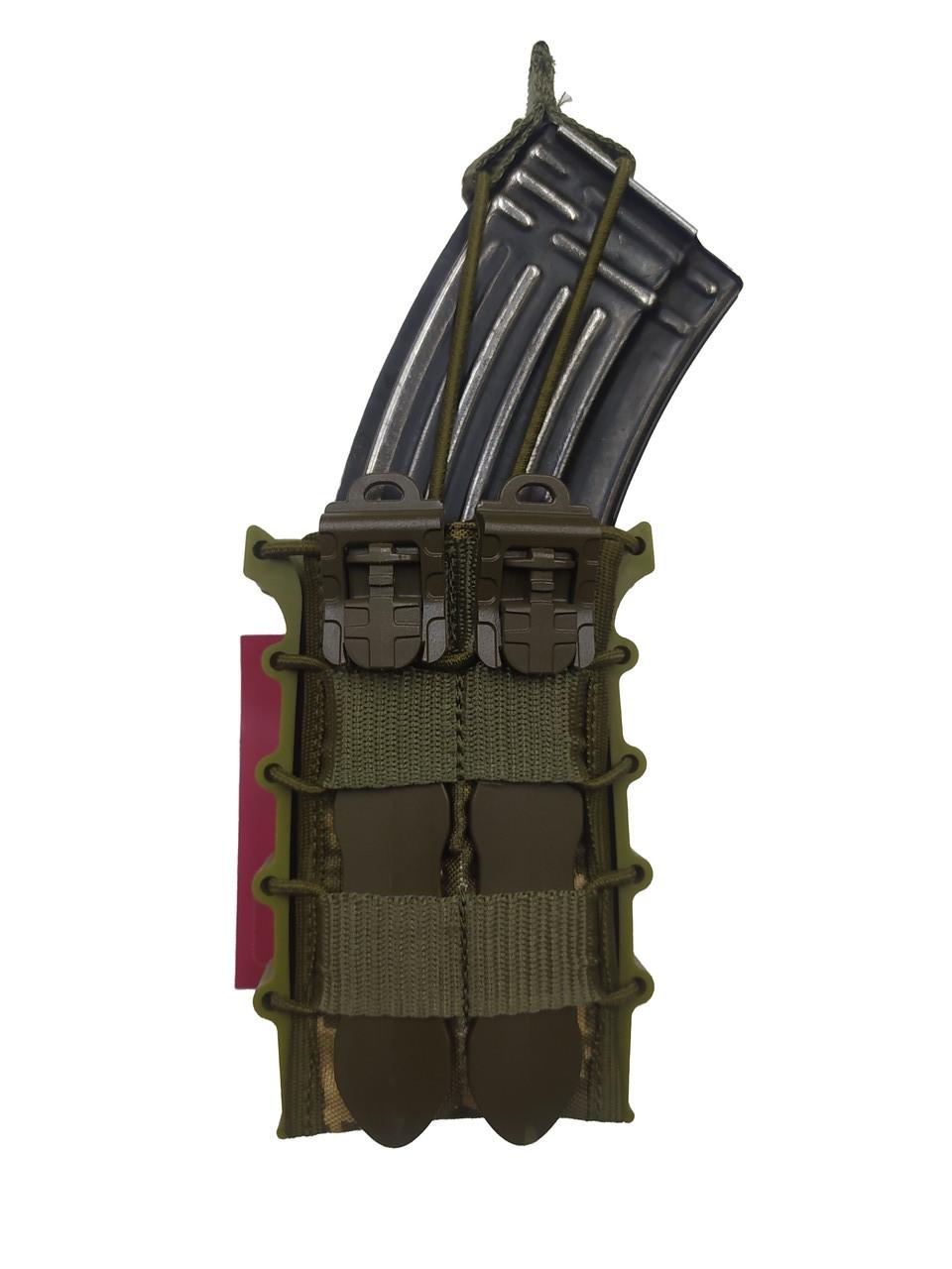 Подсумок для магазинов М&М вид 5 ММ-14 серия А И-2 КП2П с пластиковыми боками 2 шт. Пиксель (213652)