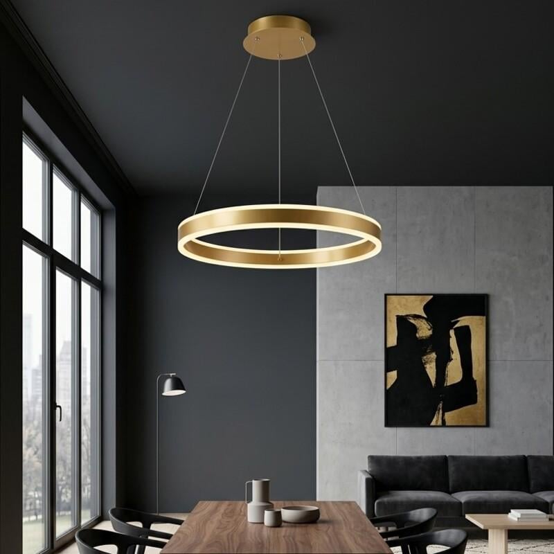 Люстра підвісна Zilini LED ER029/400 Золотистий (35435533) Люстра підвісна Zilini LED ER029/400 Золотистий (35435533)