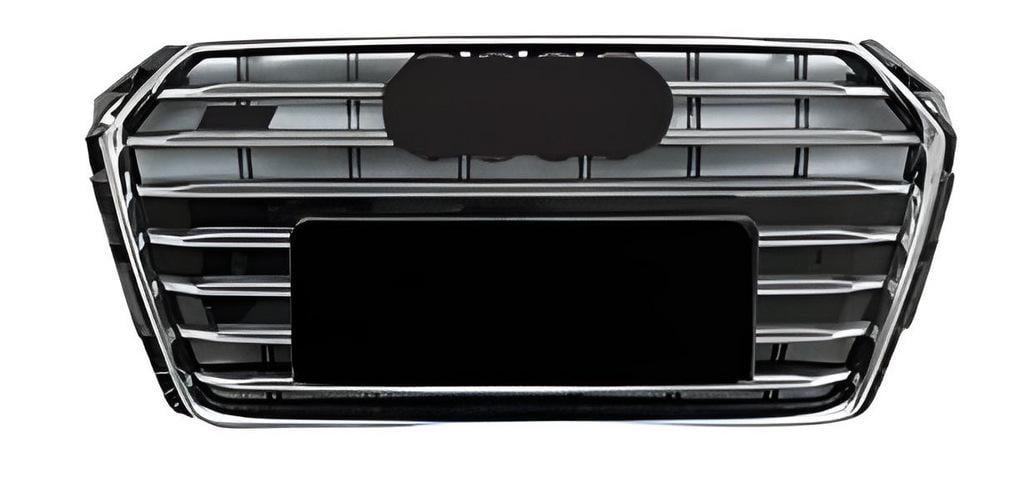 Решетка передняя GT Tuning для Audi A4 RS-Style B9 2015-2024 гг. пластик Черный (26689659)
