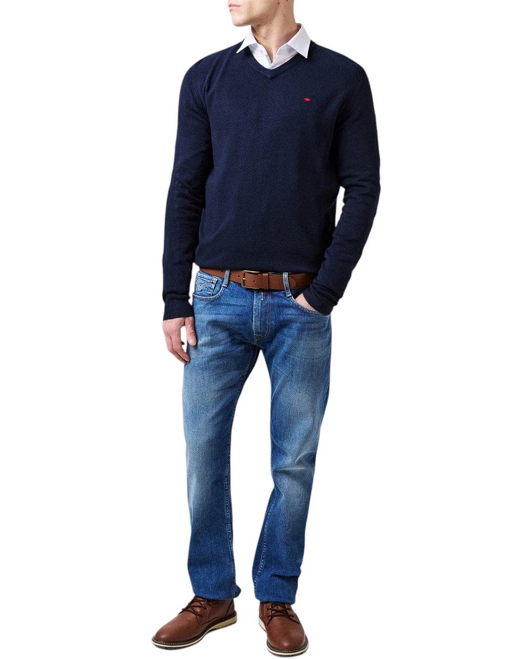 Джемпер з довгими рукавами Lee Cooper 324168.18 XL Синій (2324168184708) - фото 2