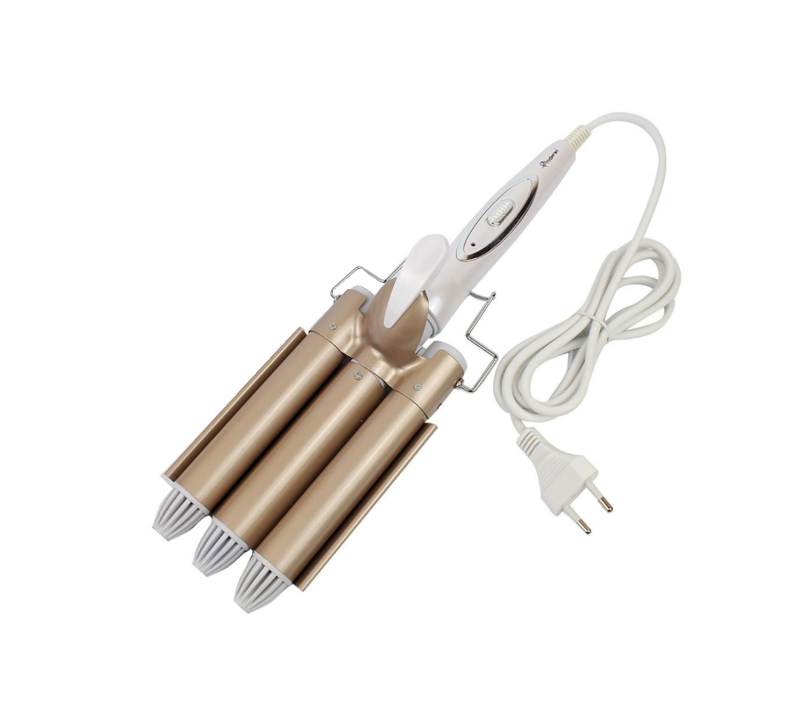 Плойка для локонов Gemei GM-1988 щипцы для завивки волос 3 волны с керамическим покрытием (SUN8448)