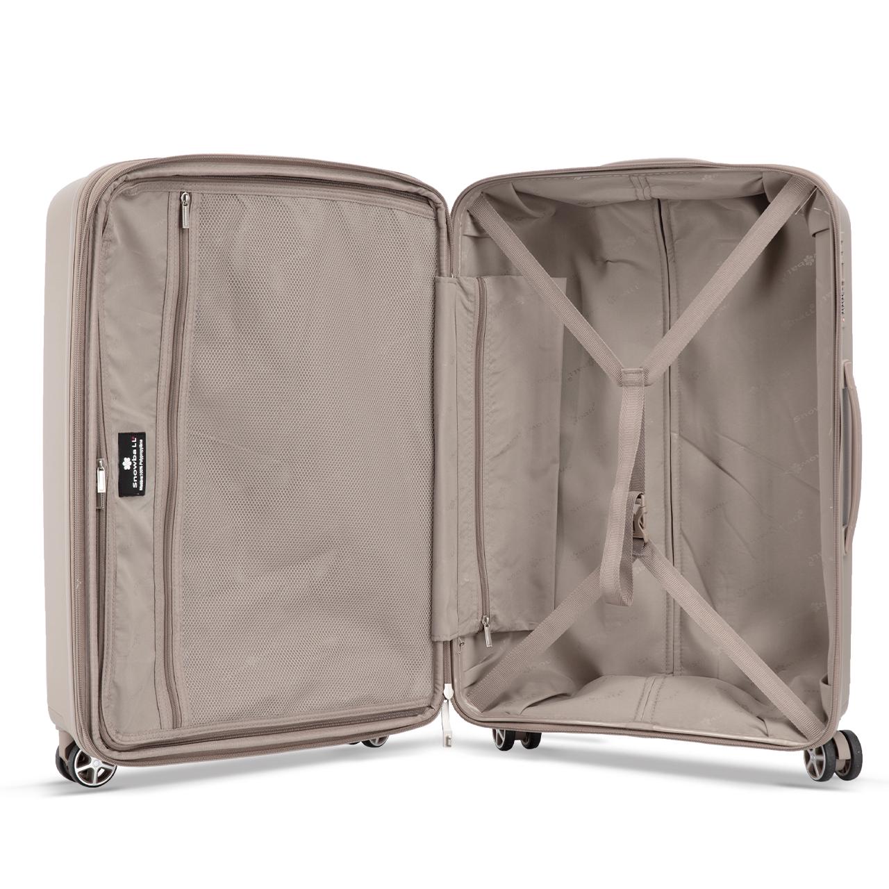 Валіза середня Snowball 40903 поліпропілен M Шампань - фото 3 Валіза середня Snowball 40903 поліпропілен M Шампань - фото 3