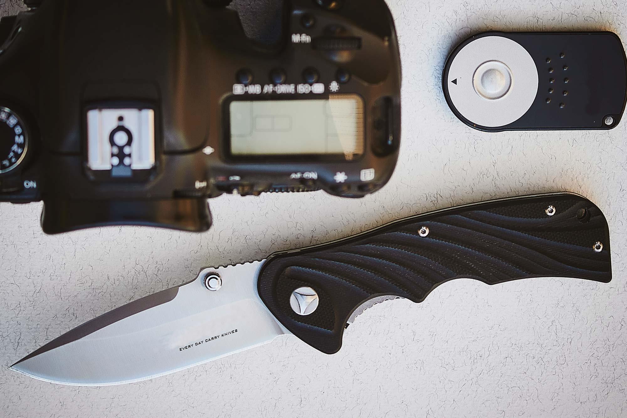 Ніж складаний туристичний EDC 6430 440С з кліпсою