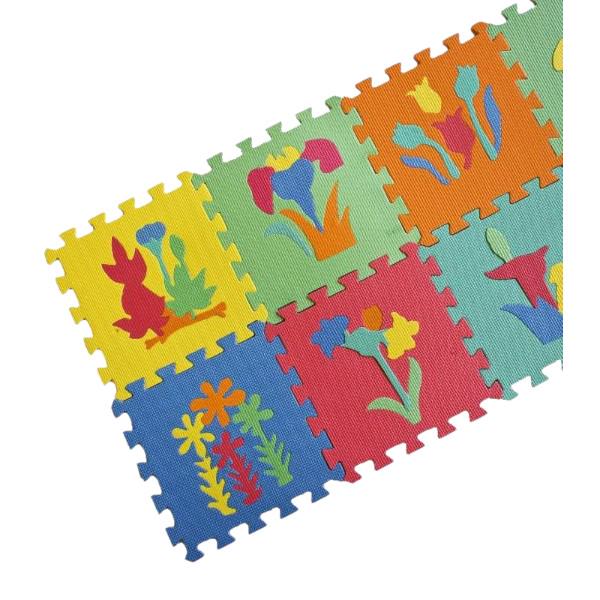 Коврик мозаика с принтом растений Разноцветный (M 0386) - фото 5 Коврик мозаика с принтом растений Разноцветный (M 0386) - фото 5