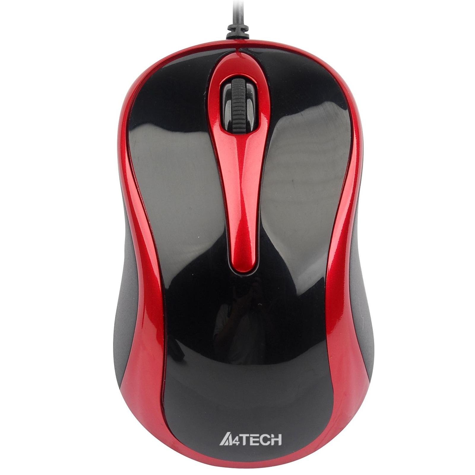 Компьютерная мышка проводная A4Tech N-350-2 V-Track Red/Black (26712163)