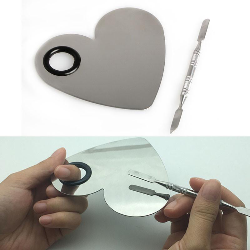 Палитра Сердечко для смешивания косметики (VIS-00068) - фото 3 Палитра Сердечко для смешивания косметики (VIS-00068) - фото 3