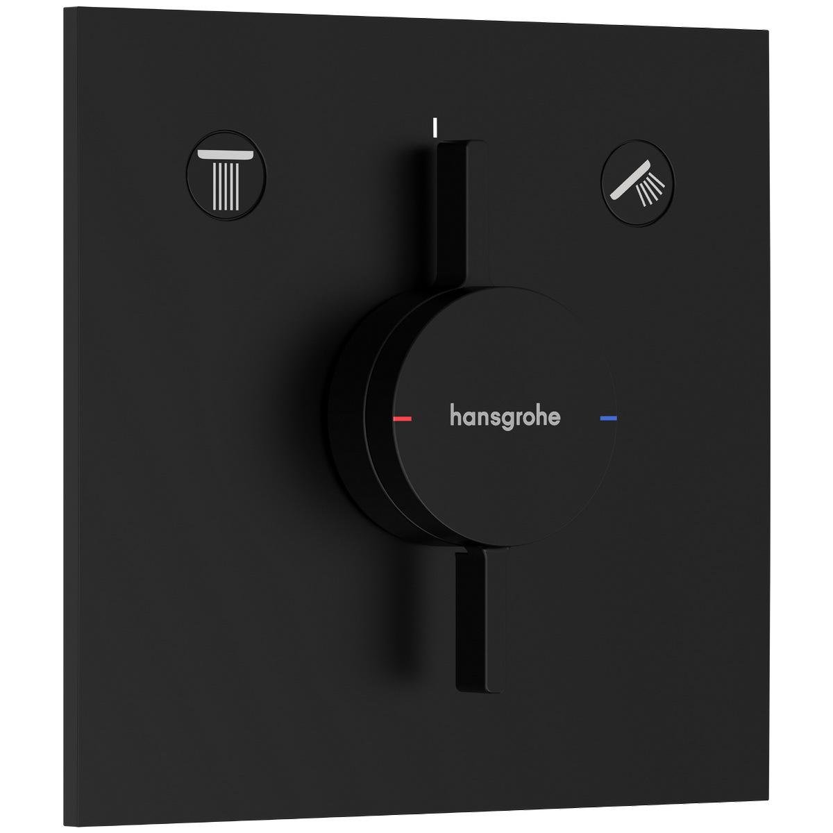 Наружная часть смесителя Hansgrohe DuoTurn E 75417670 с переключателем Черный (209852)