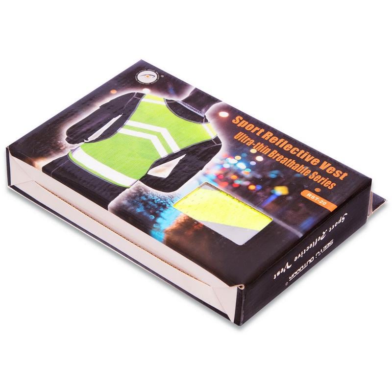 Жилет світловідбиваючий Zelart SEEYU RST-20-LED Салатовий (DR012558) - фото 5