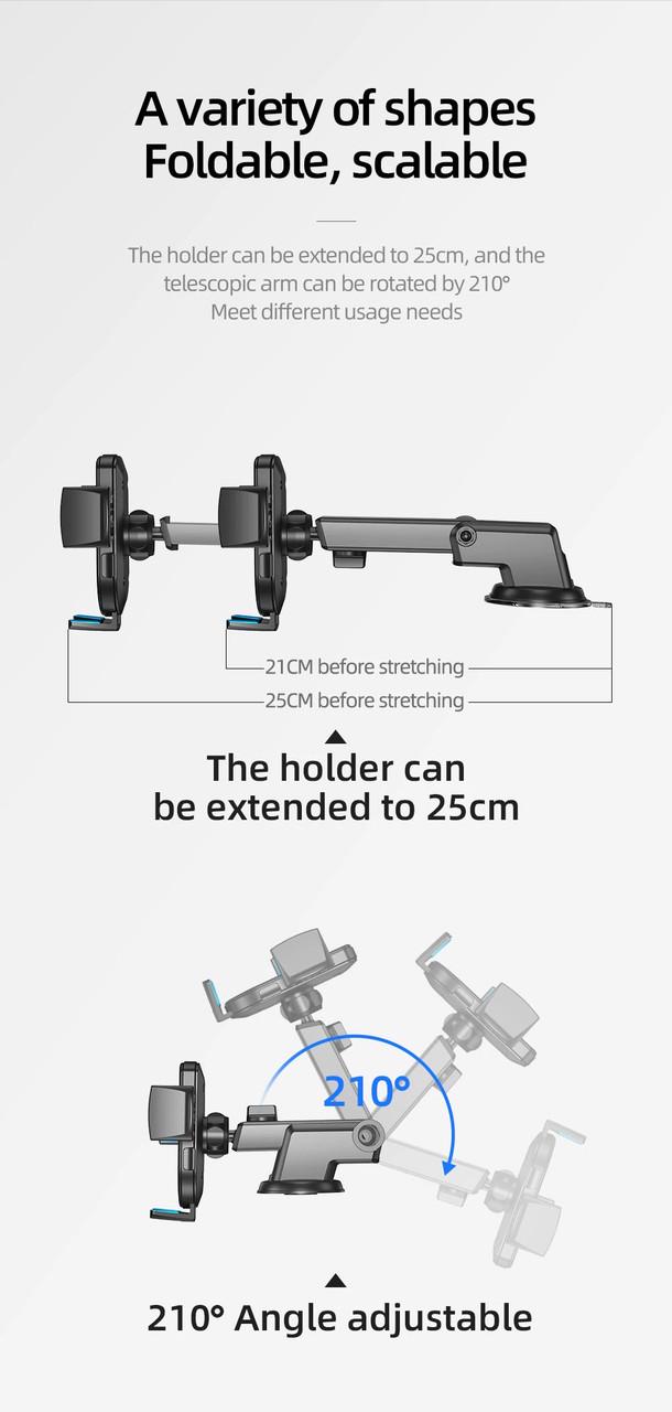 Автотримач Joyroom JR-OK3 для телефонів на присосці - фото 5 Автотримач Joyroom JR-OK3 для телефонів на присосці - фото 5