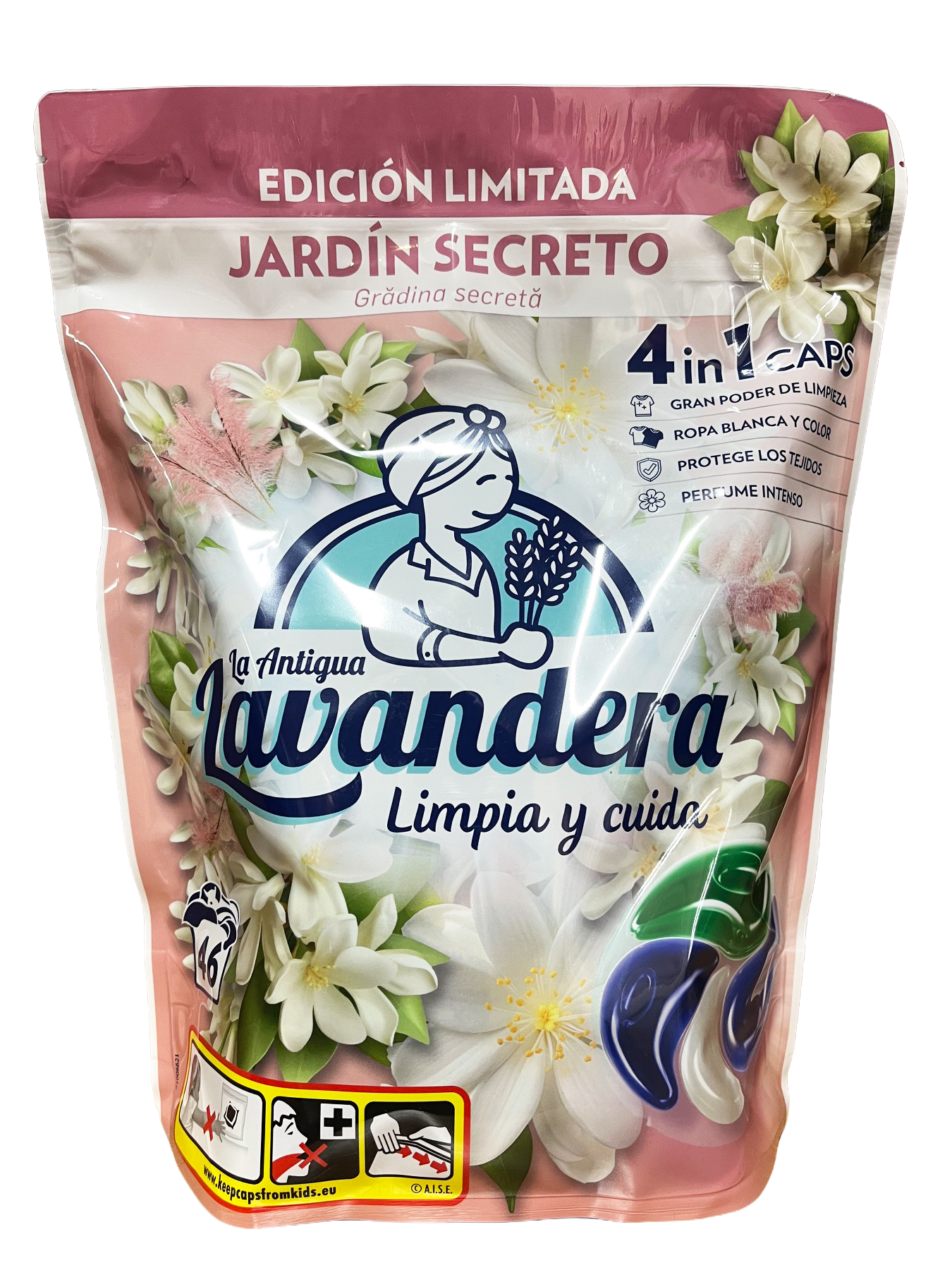 Капсулы для стирки гелевые Lavandera Тайный сад 46 шт. (131534)