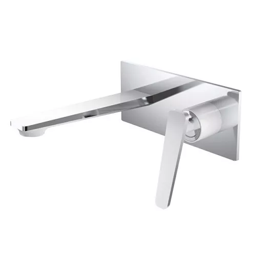 Змішувач для умивальника Frap F1058-22 Білий/Хром