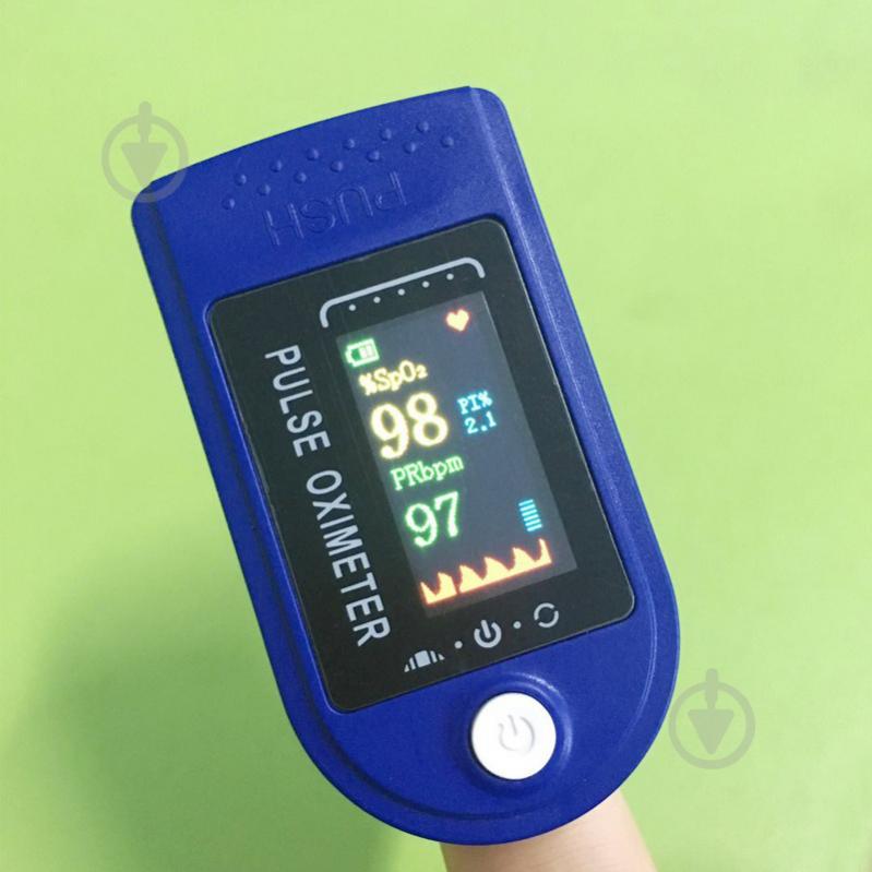 Пульсоксиметр на палец Pulse Oximeter LK-88 Оксиметр электронный Пульсомер измеритель кослорода в крови ЛК-88 - фото 6