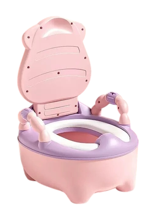 Горшок-унитаз детский Bimbo 8236-48 Коровка со съемным лотком Розовый (2930705473)