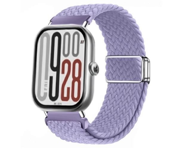 Ремешок Textile Elastic для Xiaomi Redmi Watch 5 Лиловый