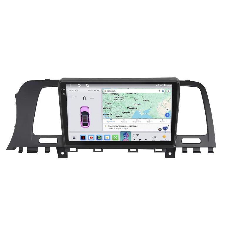 Автомагнитола штатная Lesko для Nissan Murano II Z51 Рестайлинг 2010-2012 4/64 QLED CarPlay 4G Wi-Fi GPS Prime 9" (28525254)