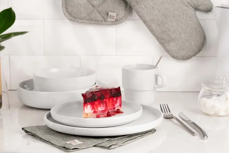 Сервиз столовый Ardesto Trento 24 пр. Белый (8-6-5092912)