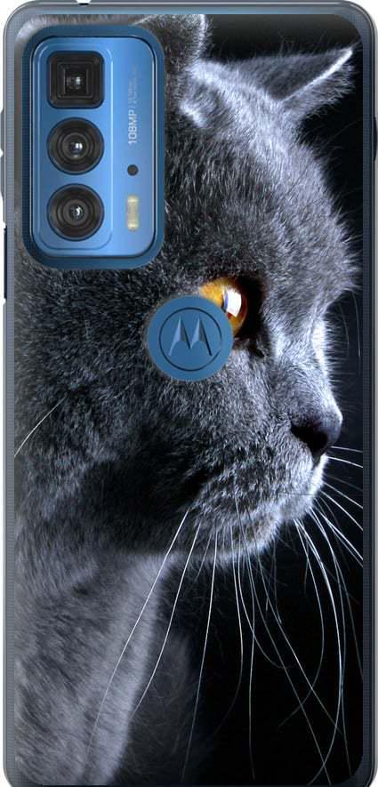 Чохол на Motorola Edge 20 Pro Гарний кіт (3038u-2662-42517)