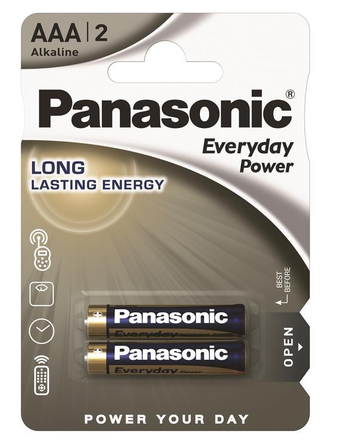 Батарейка Panasonic Everyday Power ААА Alkaline LR03REE/2BR 1,5В 2 шт. (11401487)