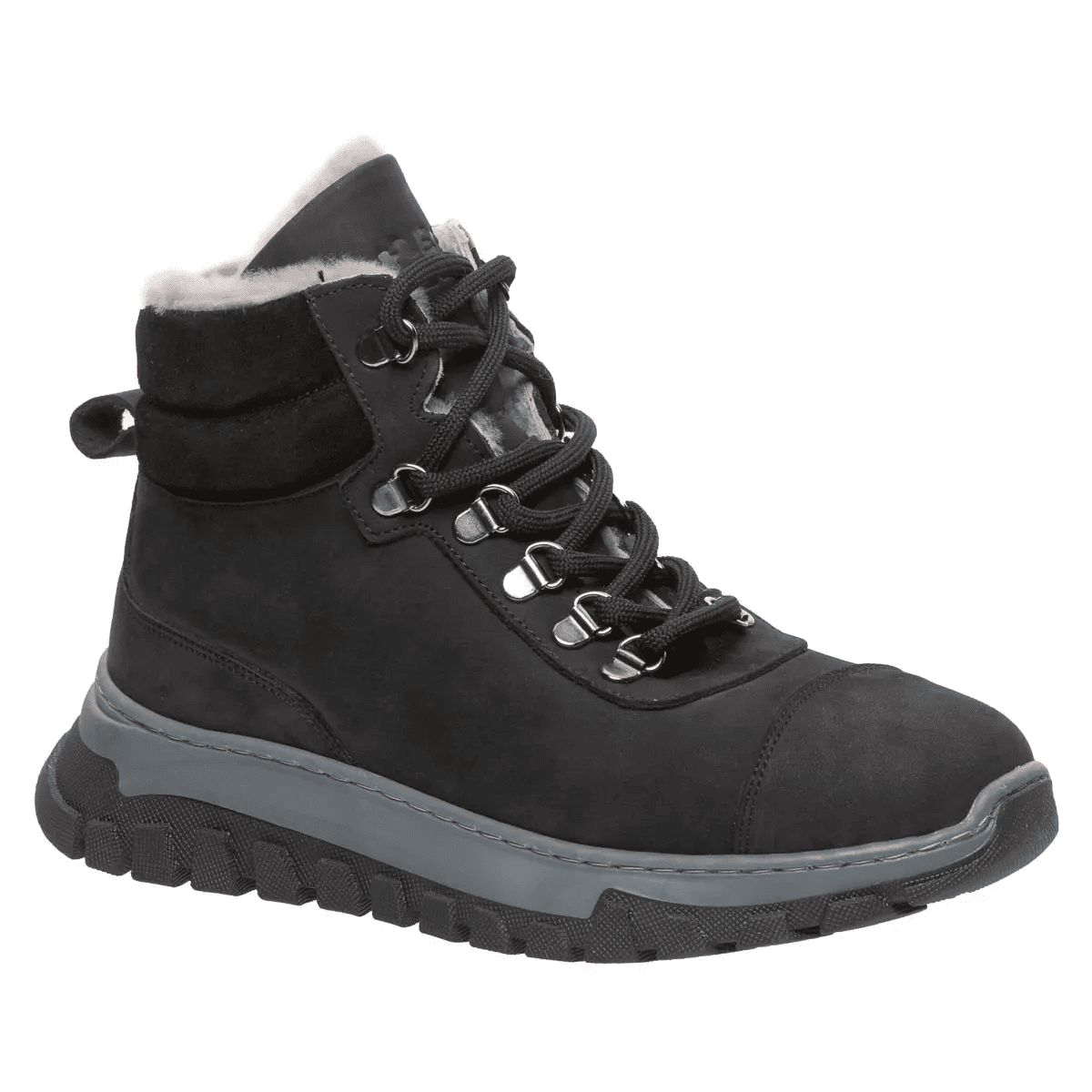 Ботинки детские ортопедические зимние для мальчика Theo Leo 3273KR р. 37 24,5 см Черный (4835000556)