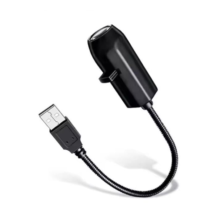 Ночник USB-проектор с изображением Луны, сменные изображения (N-USB-M)