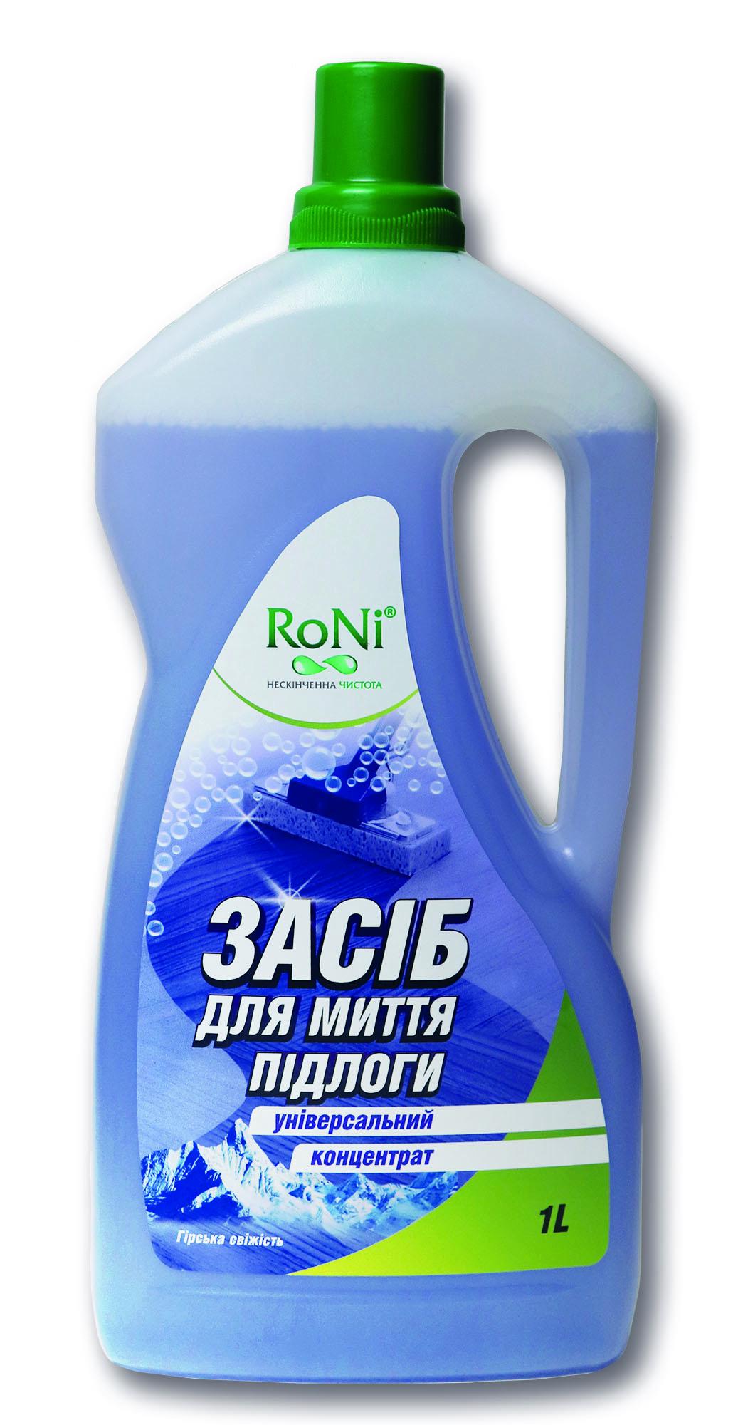 Засіб для миття підлоги RONI з ароматом гірської свіжості 1 л (15125357)