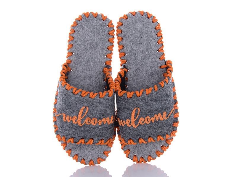 Тапочки фетровые женские VENDS 267 р. 36-37 Серый