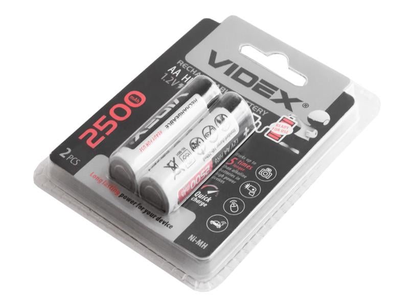 Аккумулятор Videx AA/HR6 2500 mAh 2 шт Аккумулятор Videx AA/HR6 2500 mAh 2 шт