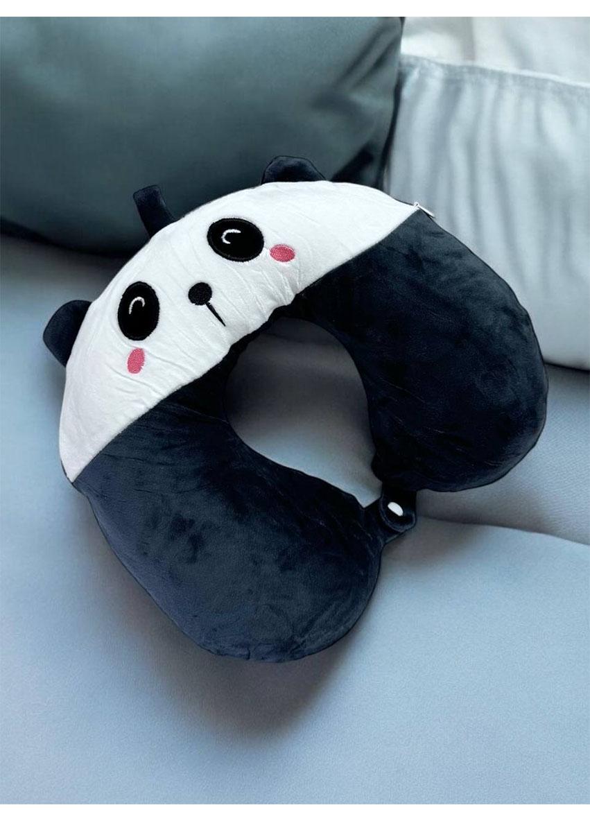 Подушка для подорожей Good Idea Панда з ефектом пам'яті 28х28 см Чорний (383388SP) - фото 2 Подушка для подорожей Good Idea Панда з ефектом пам'яті 28х28 см Чорний (383388SP) - фото 2