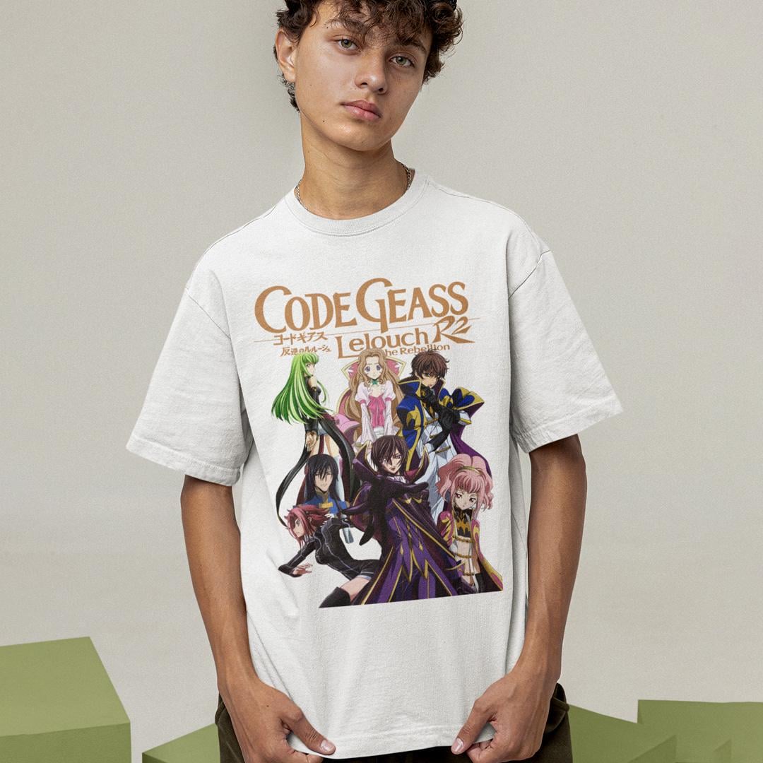 Футболка мужская Code Geass Lelouch wht S Белый (00000007180)