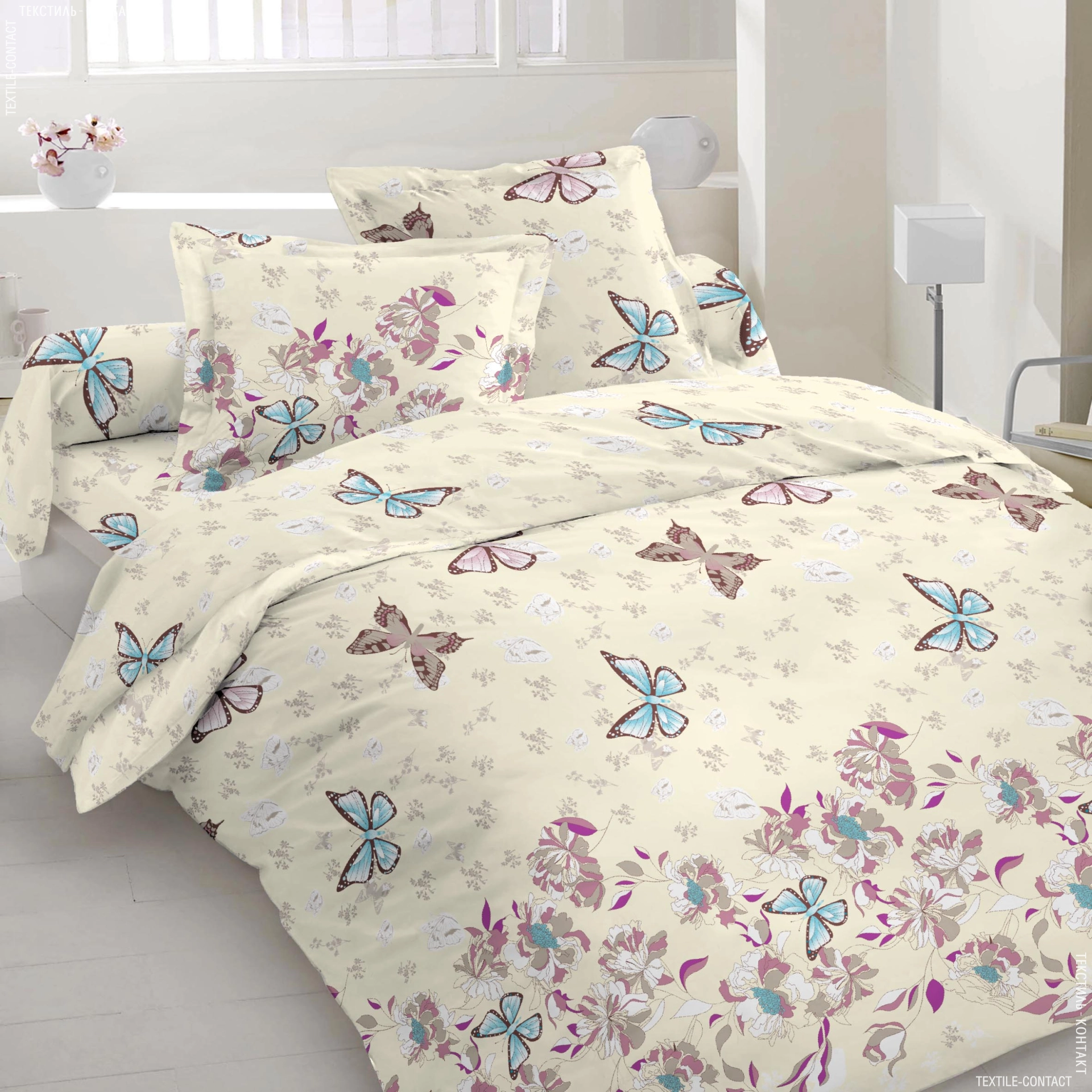 Комплект постельного белья Vital Textile Голд Люкс бязь евро 200х220 см (BLе-819)