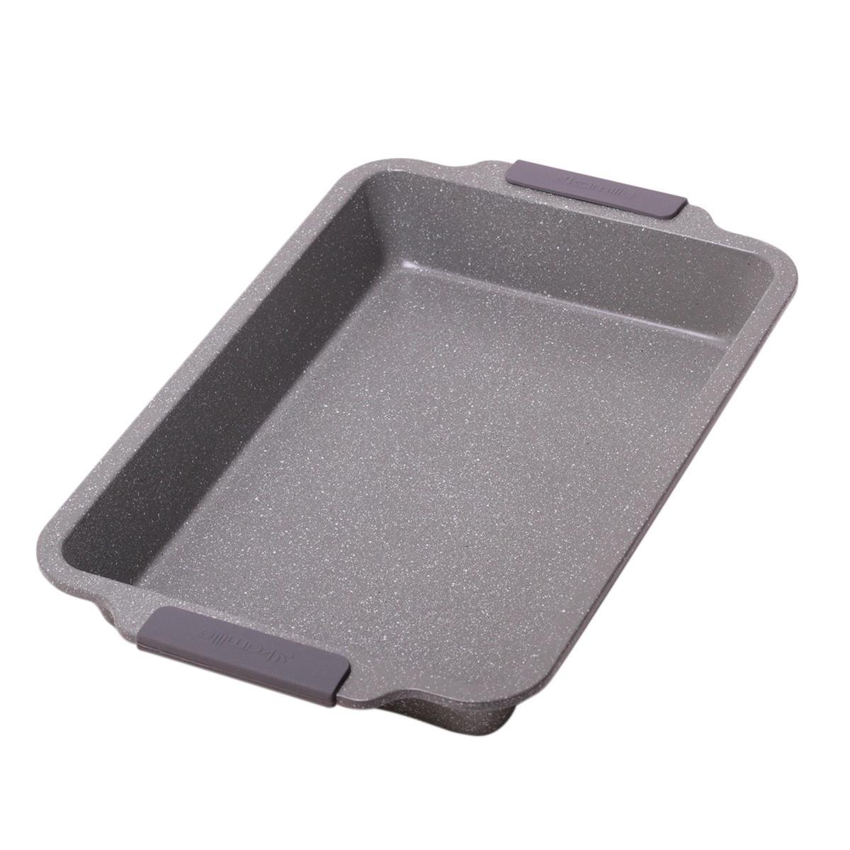 Форма для запекания Kamille KM-6027A из углеродистой стали 46x30x6 см Серый (29-84-6027A)