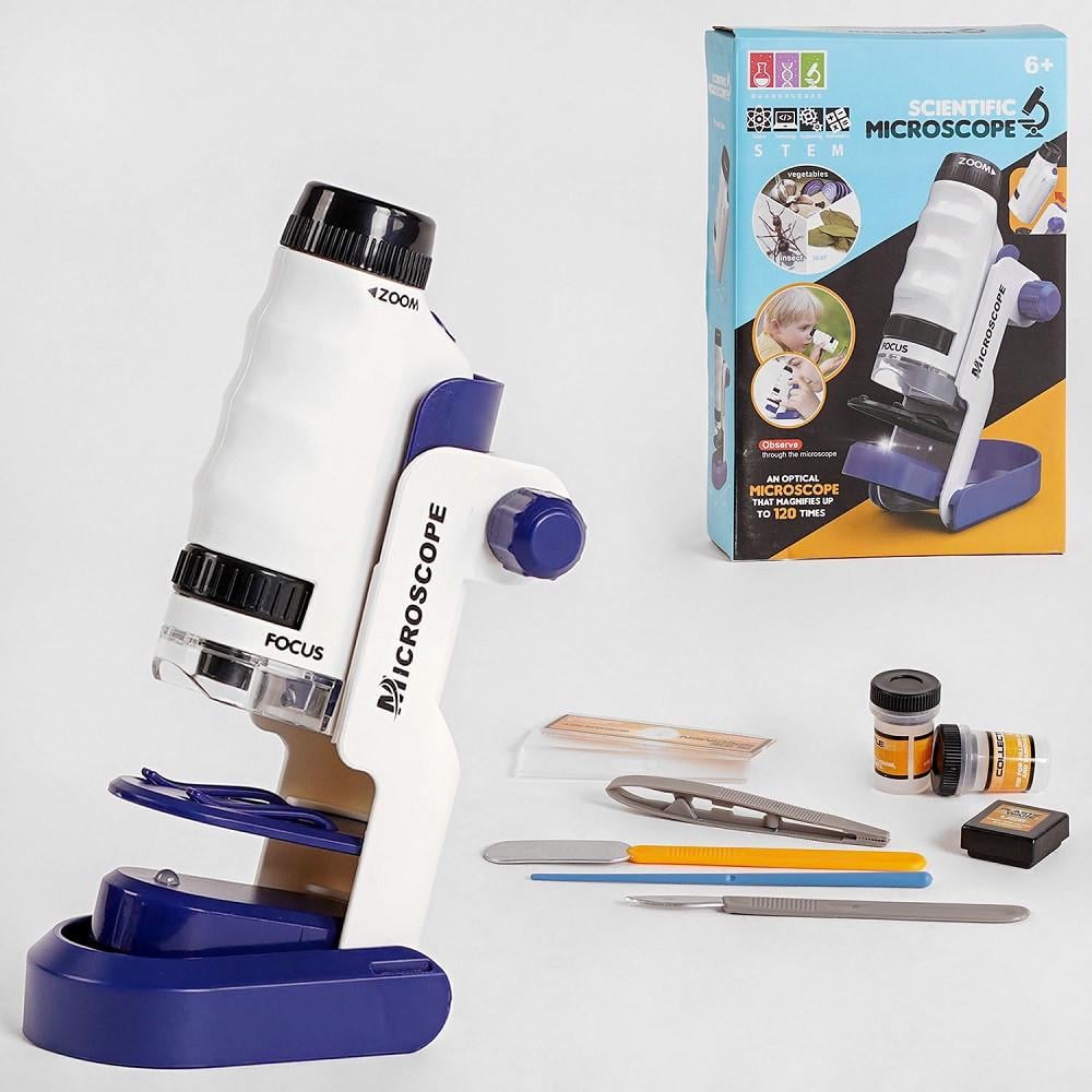 Микроскоп детский с подсветкой и аксессуарами (2133527931) - фото 6