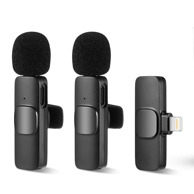 Микрофон петличный для телефона K9 Bluetooth 3in1 Lightning Black (00000068983_1)