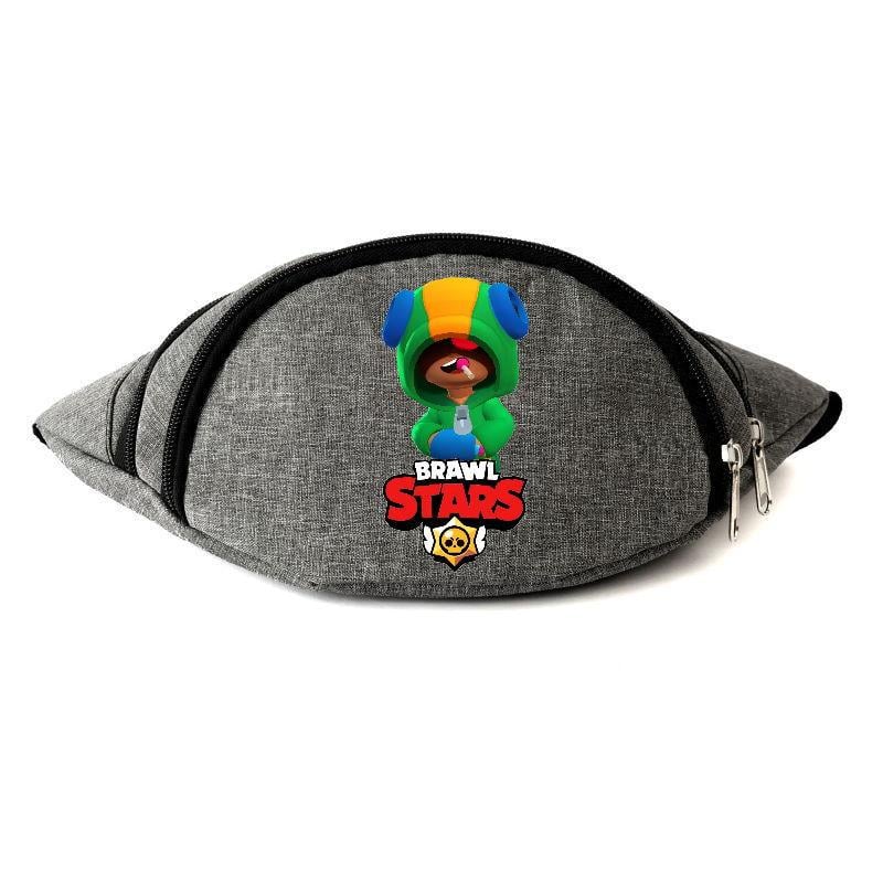 Поясная сумка-бананка Cappuchino toys Бравл Старс Леон Хамелеон BS-012 (1652387762)