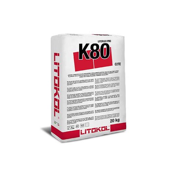 Клей на цементній основі Litokol Litoflex Pro K80 20 кг Білий (K80PROB0020)