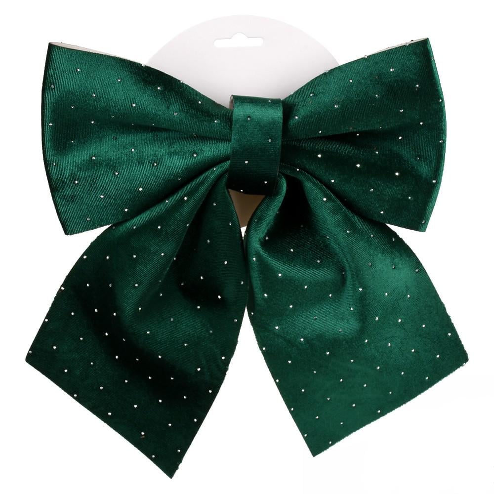 Новогоднее украшение Бантик R34020GR-L 29х34 см Темно-зеленый (30651918) Новогоднее украшение Бантик R34020GR-L 29х34 см Темно-зеленый (30651918)