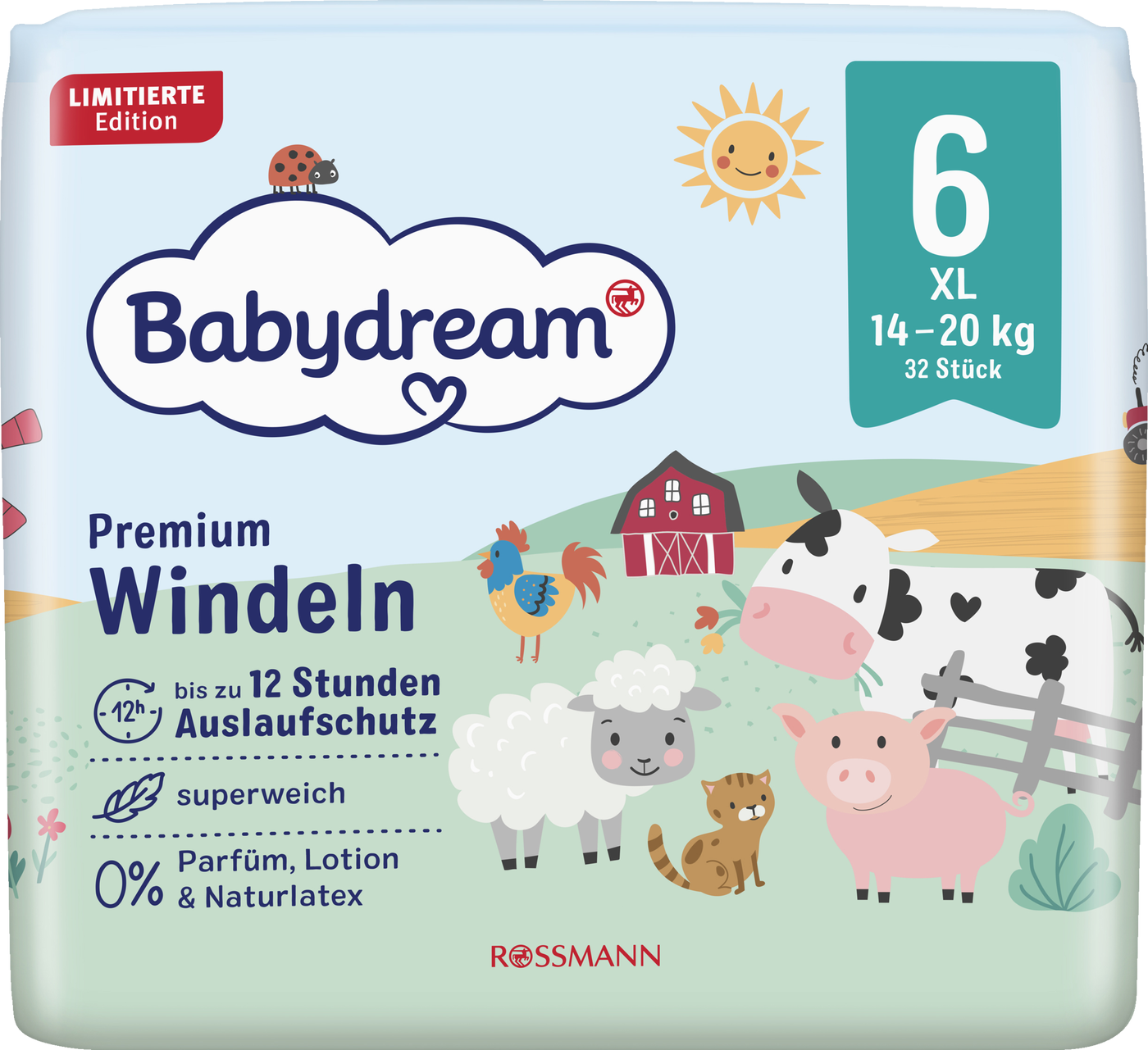 Подгузники Babydream Premium 6 14-20 кг 32 шт. (15052) - фото 1