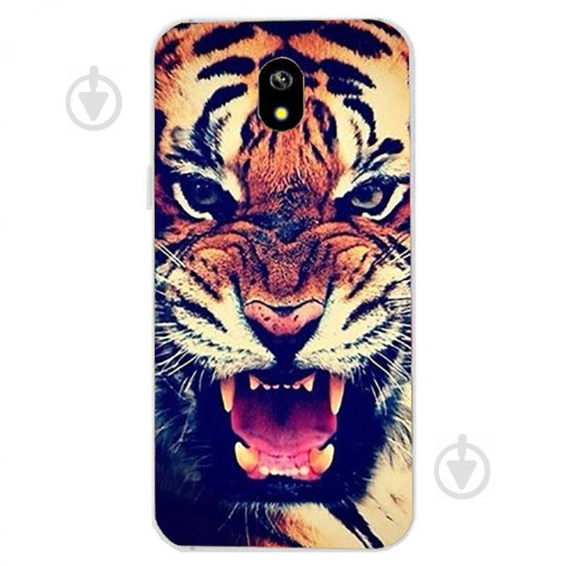 Чехол с рисунком Printed Silicone для Samsung J730 Galaxy J7 2017 Тигр (hub_WUCM49660)