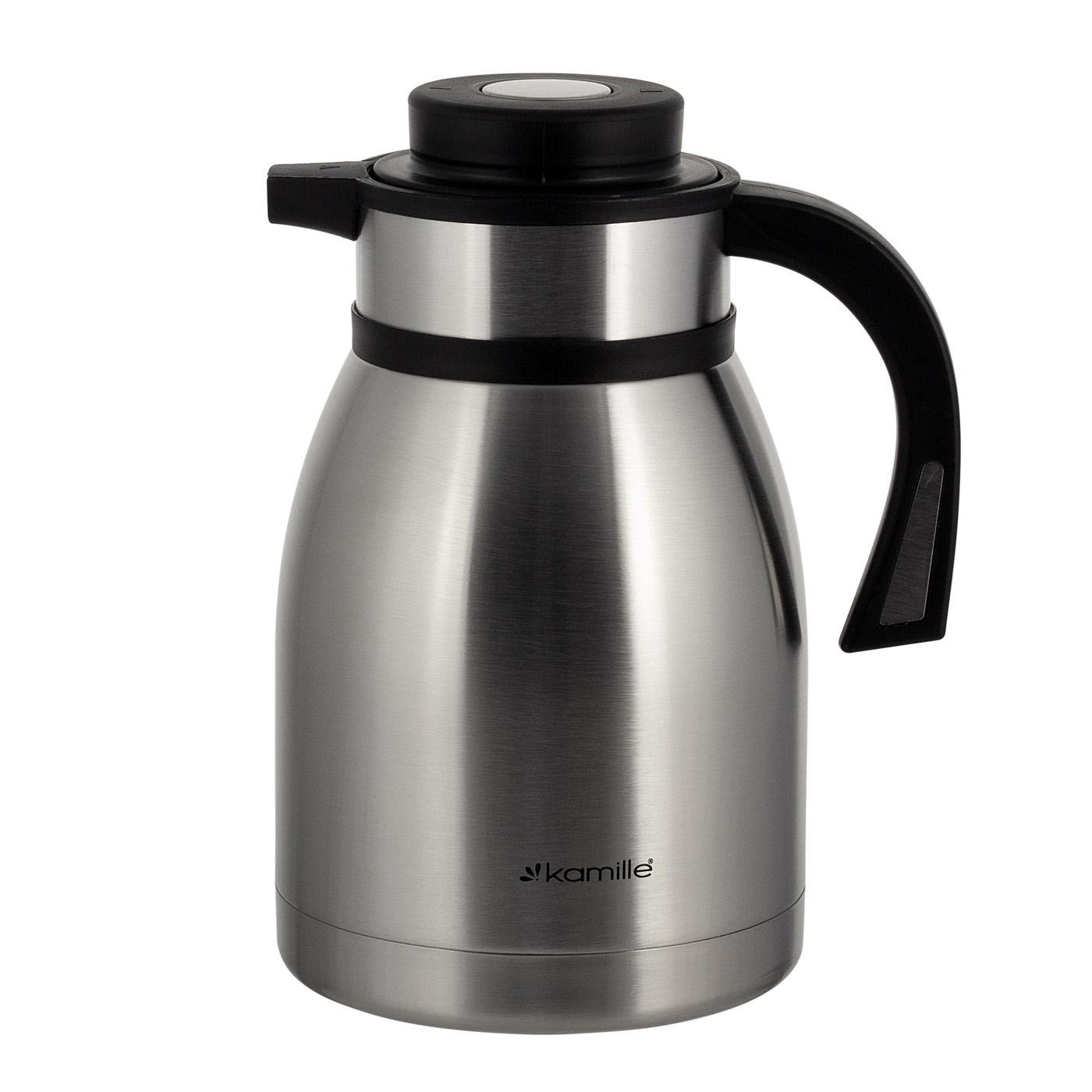 Термос із нержавіючої сталі Kamille Vizo 1,5 л (2221) - фото 6 Термос із нержавіючої сталі Kamille Vizo 1,5 л (2221) - фото 6