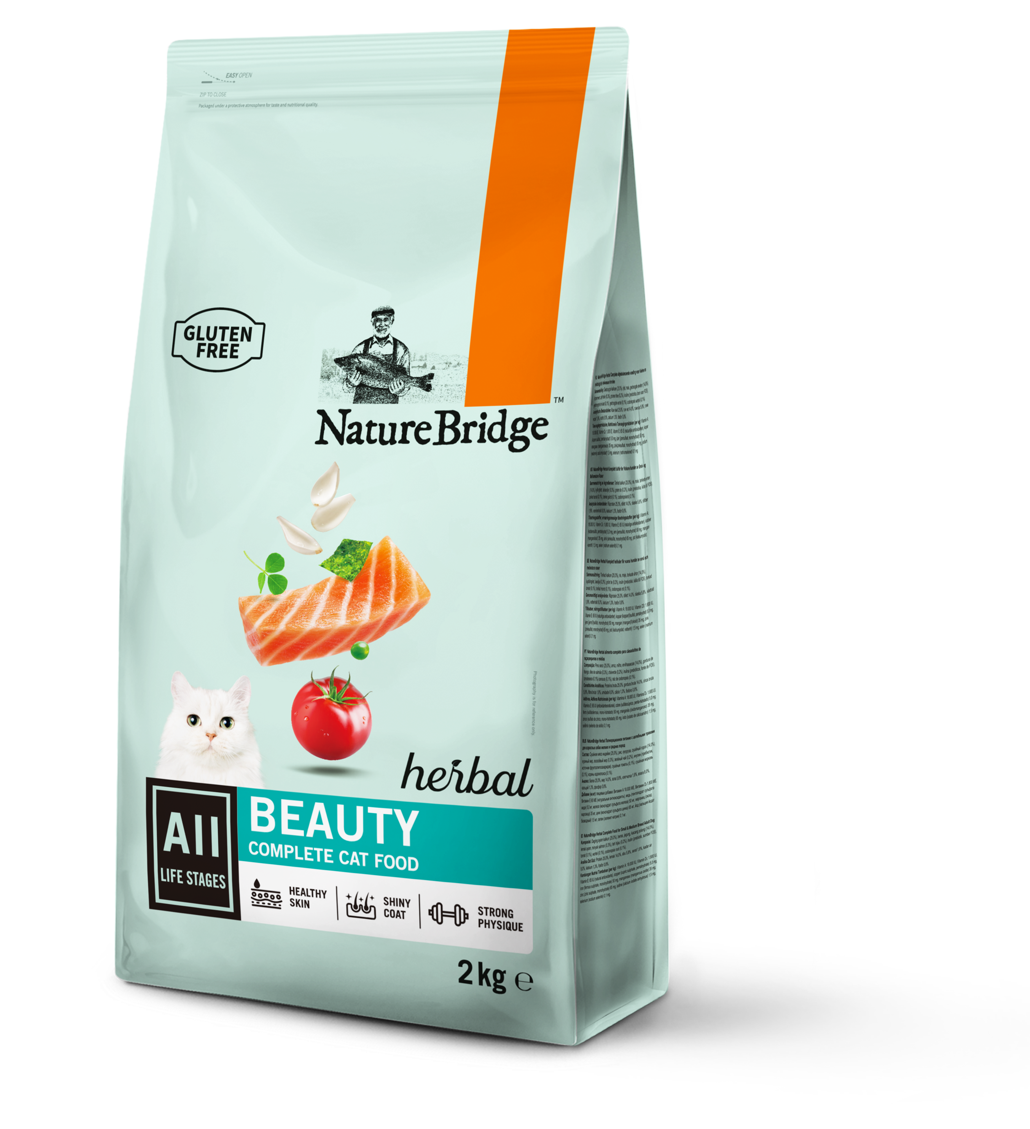 Корм сухий Nature Bridge Herbal для здорової шкіри та красивої шерсті котів усіх вікових груп 2 кг (9200) Корм сухий Nature Bridge Herbal для здорової шкіри та красивої шерсті котів усіх вікових груп 2 кг (9200)