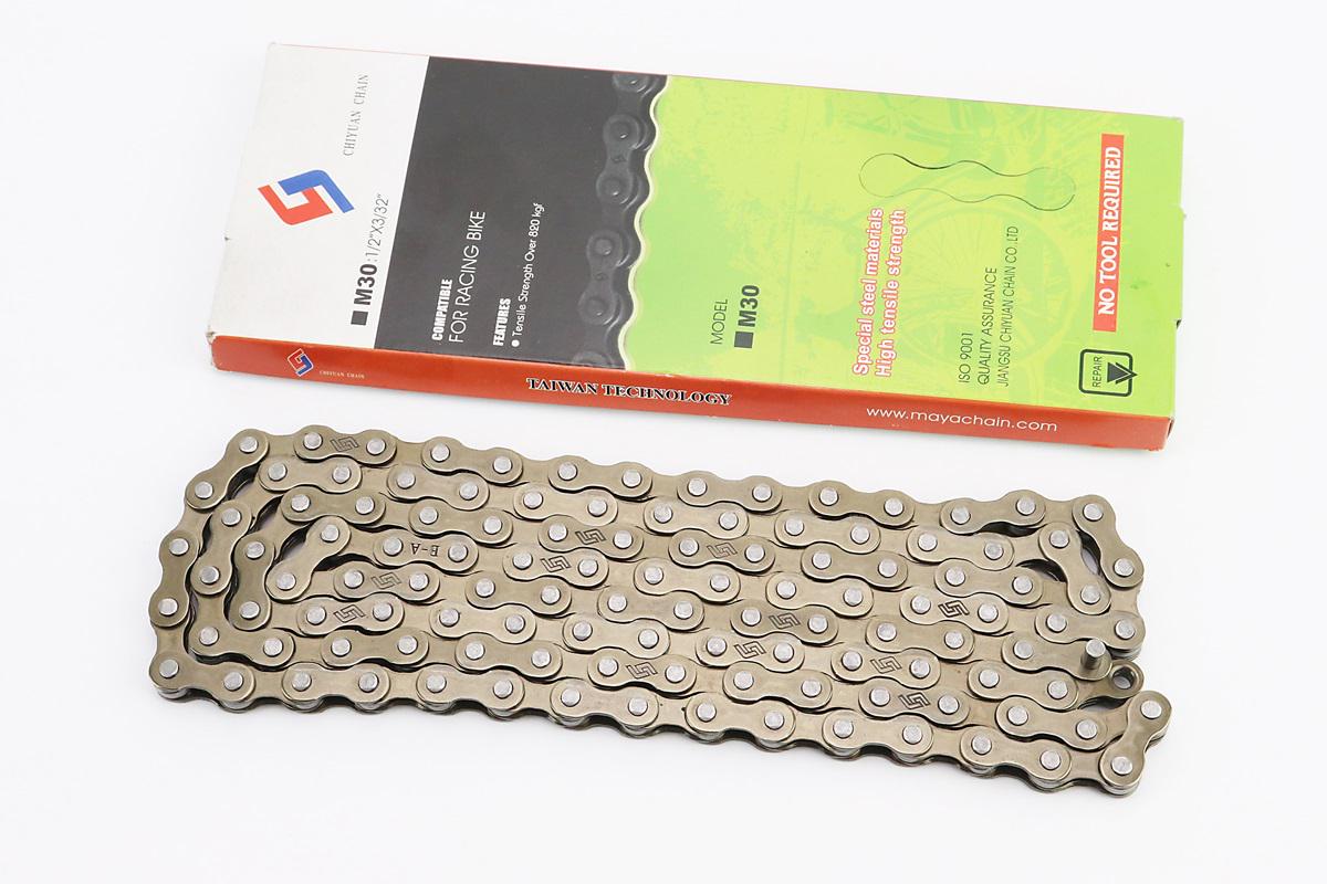 Цепь приводная 1/2х3/32х116L 6 скоростей М-30 Коричневый (403716)