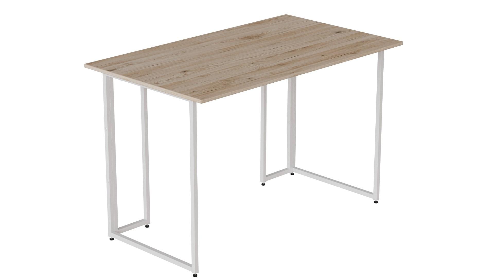 Компьютерный стол Ferrum-decor Ханна ДСП 32 мм 75x120x60 см Белый/Дуб Сан-Марино (FRD-104008)